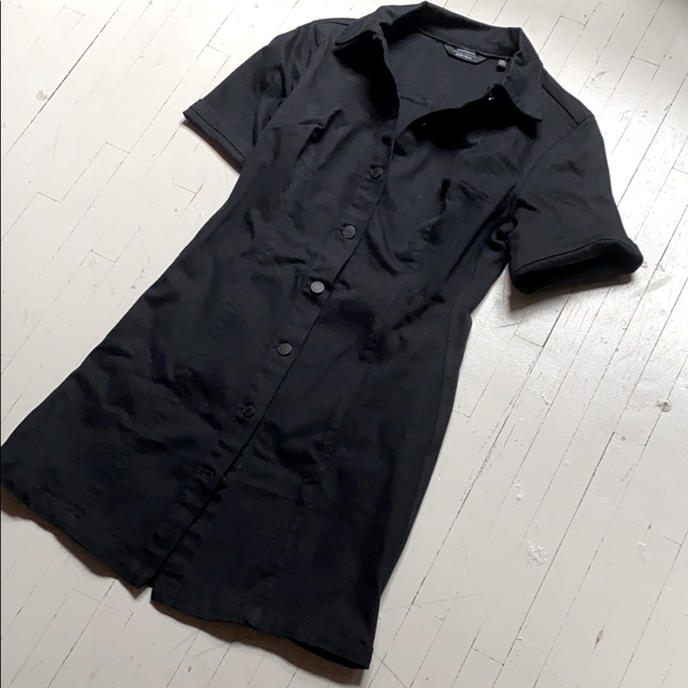 & Other Stories black dress with buttons size 8